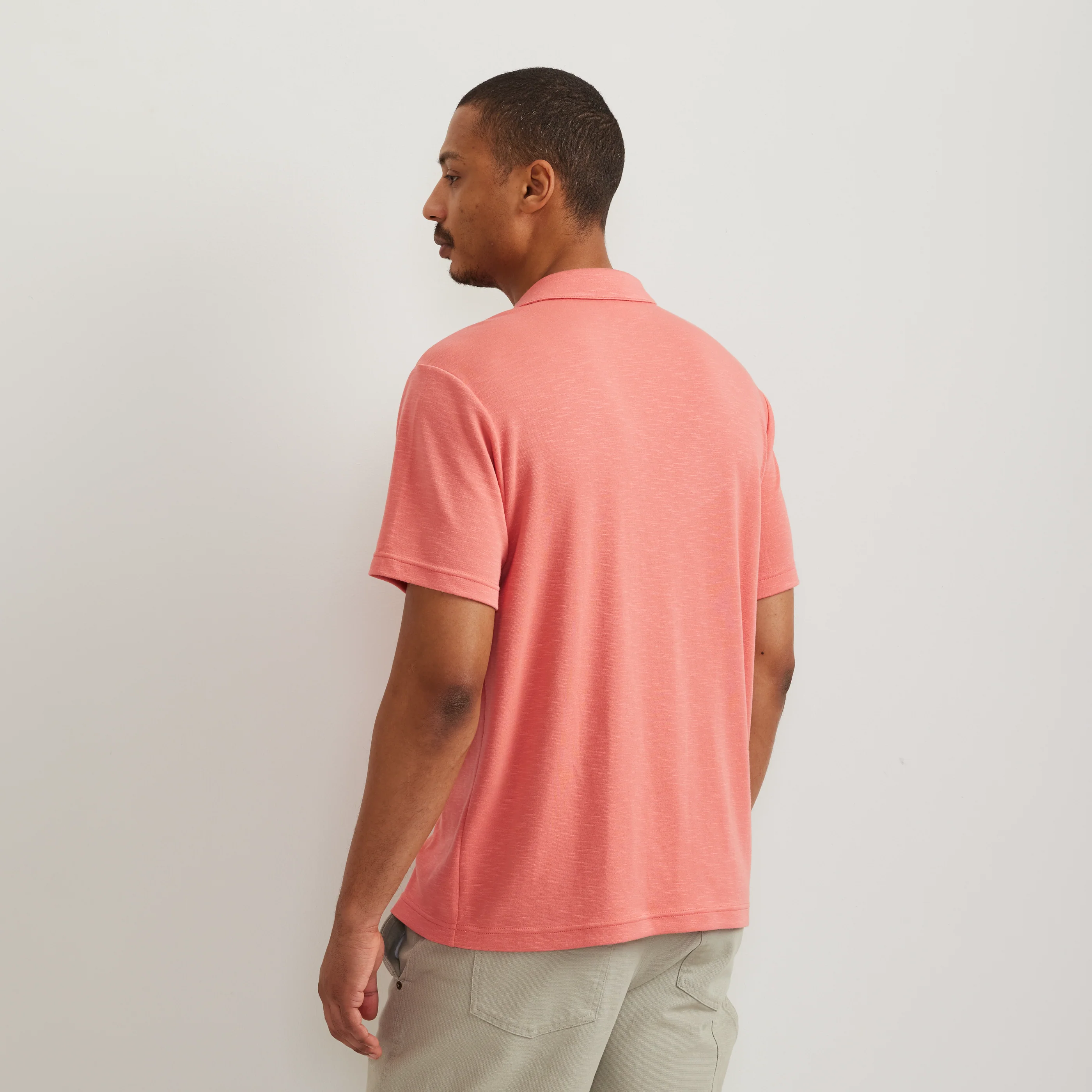 Men's Short Sleeve Journey Modal Polo Shirt - Image 8