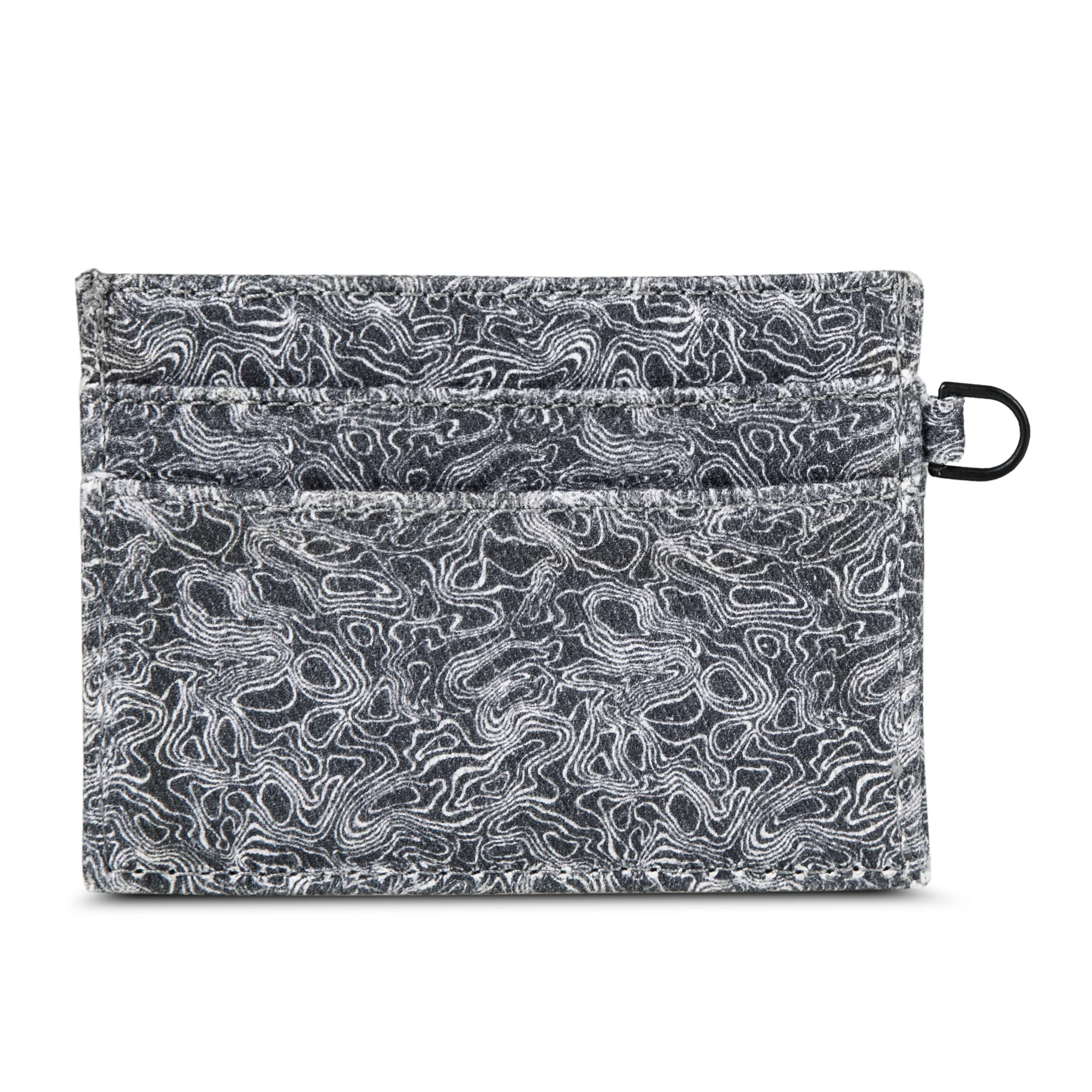 Pioneer Leather And Printed Cotton Canvas Card Case - Image 2
