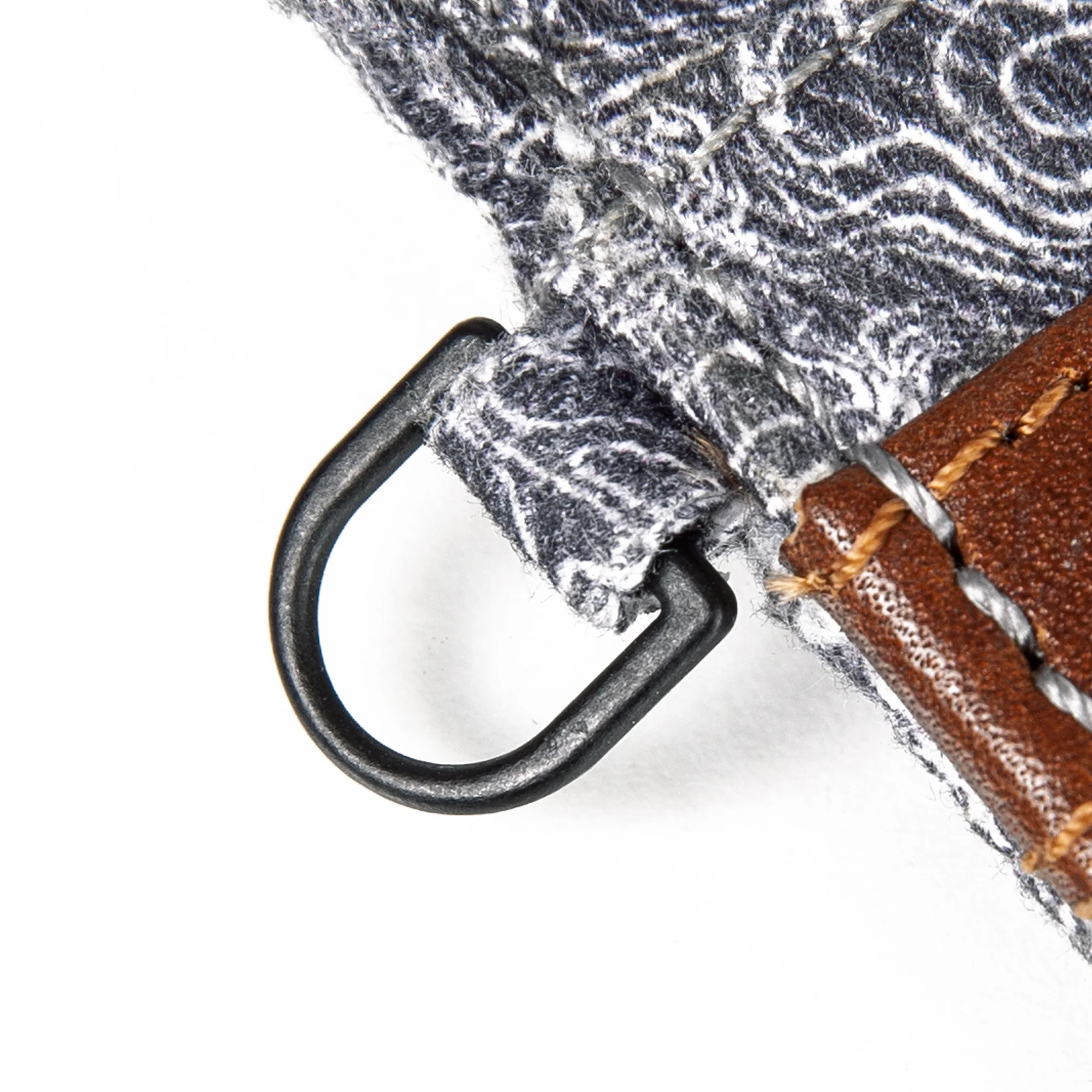 Pioneer Leather And Printed Cotton Canvas Card Case - Image 6