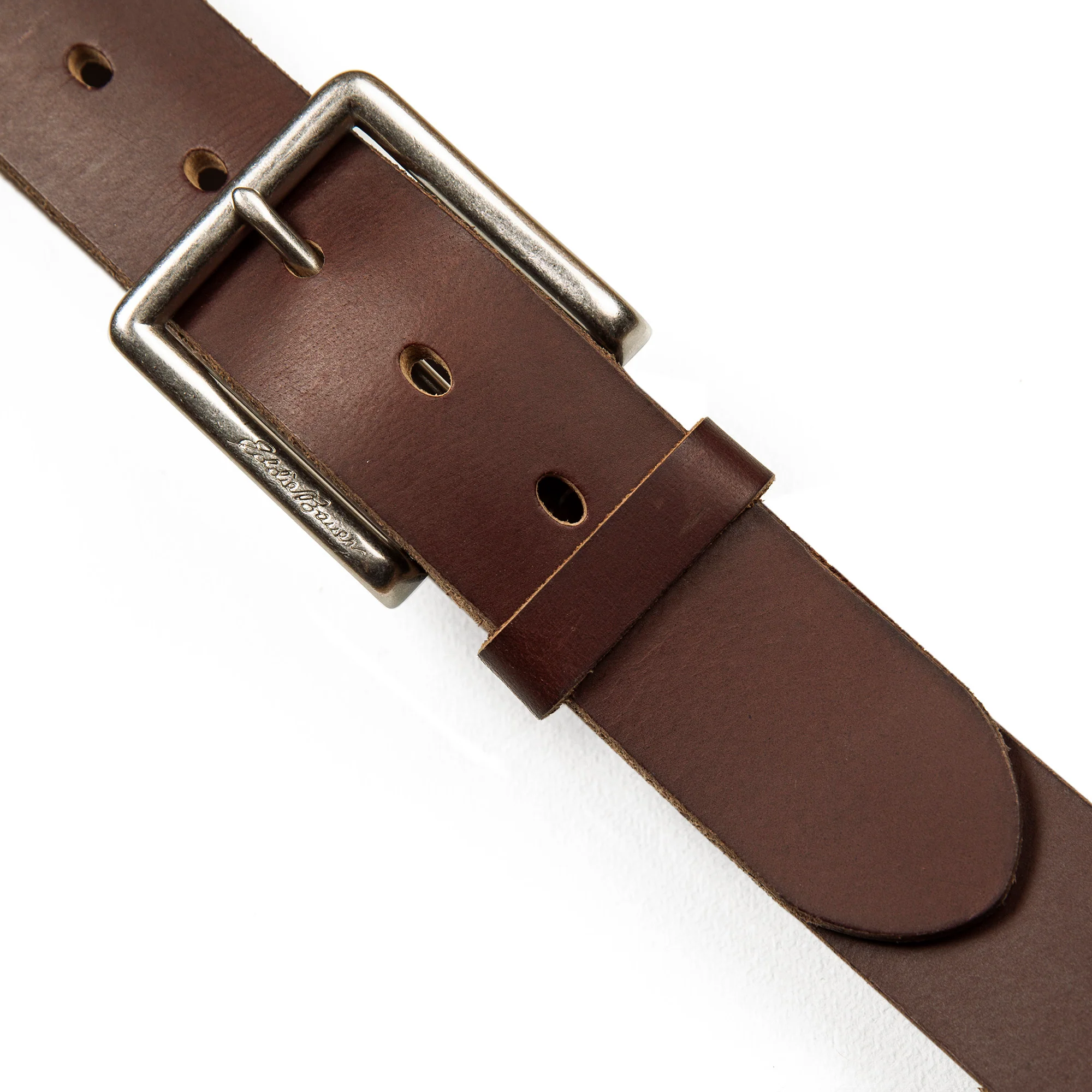 Reinforced Tab Leather Belt - Image 3