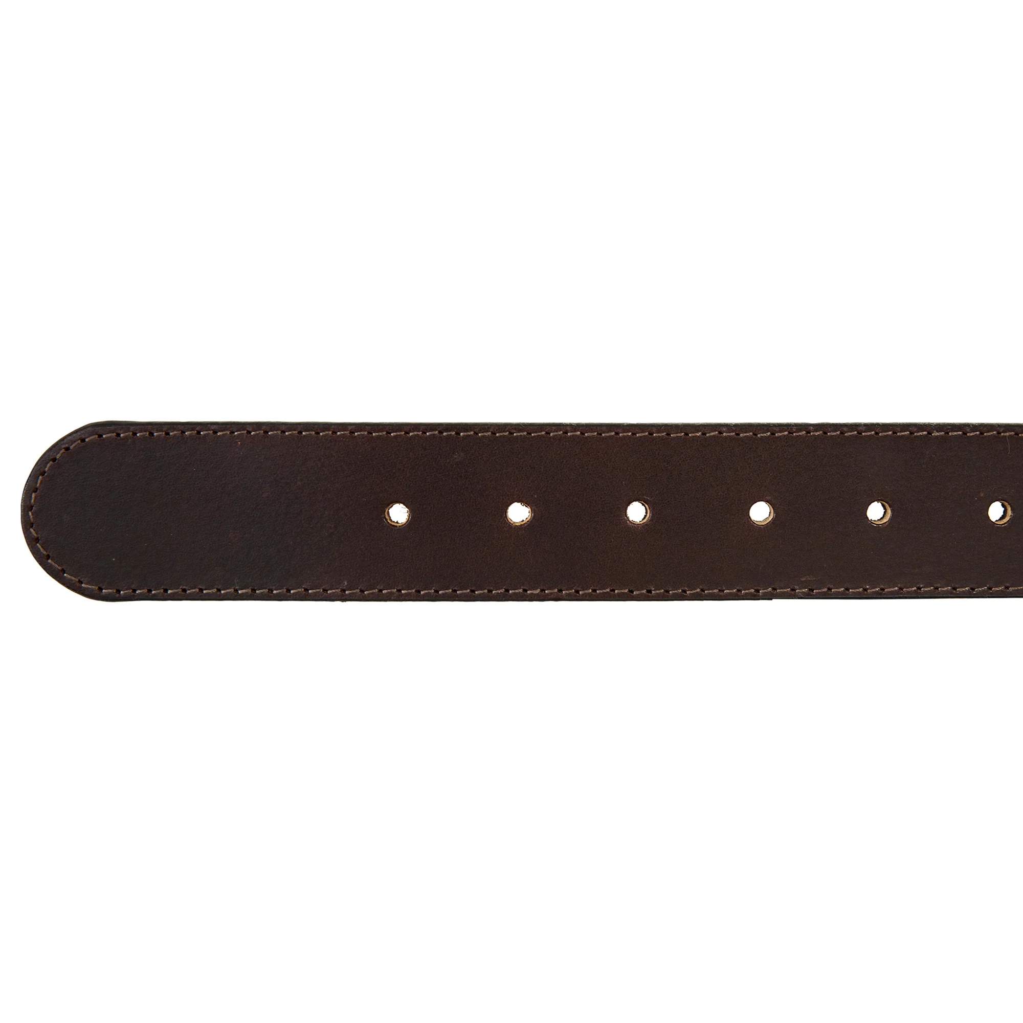 Rugged Leather Belt With Stretch Tab And Sasquatch Design - Image 4