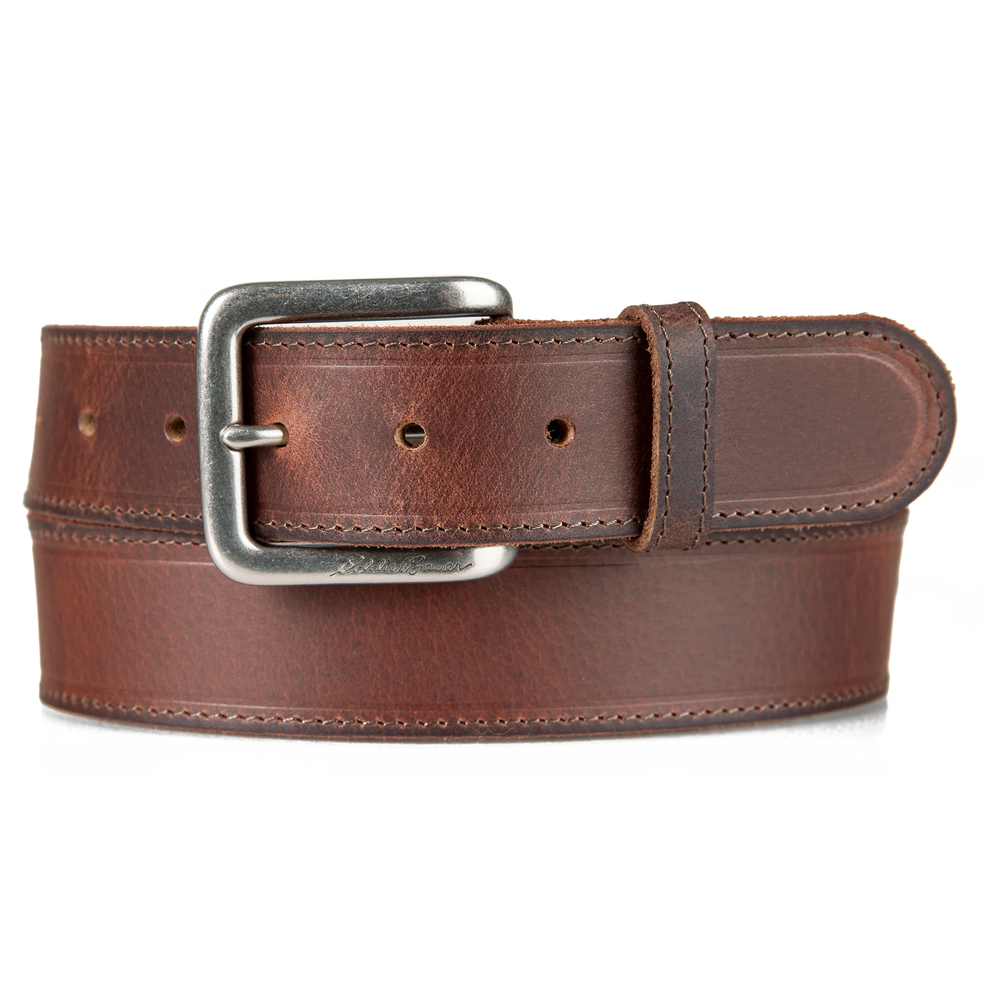 Rugged Leather Belt With Stretch Tab - Image 7