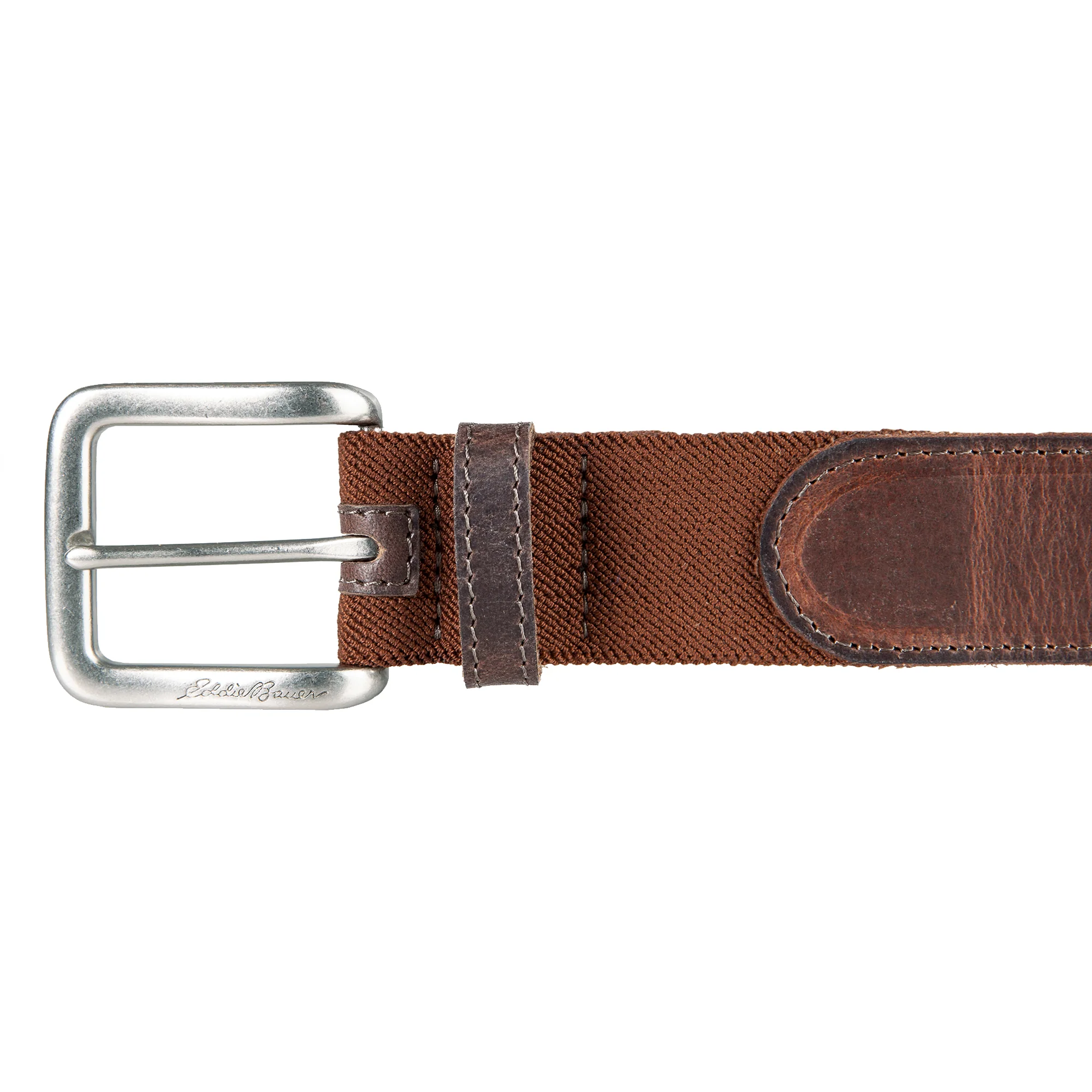 Rugged Leather Belt With Stretch Tab - Image 9