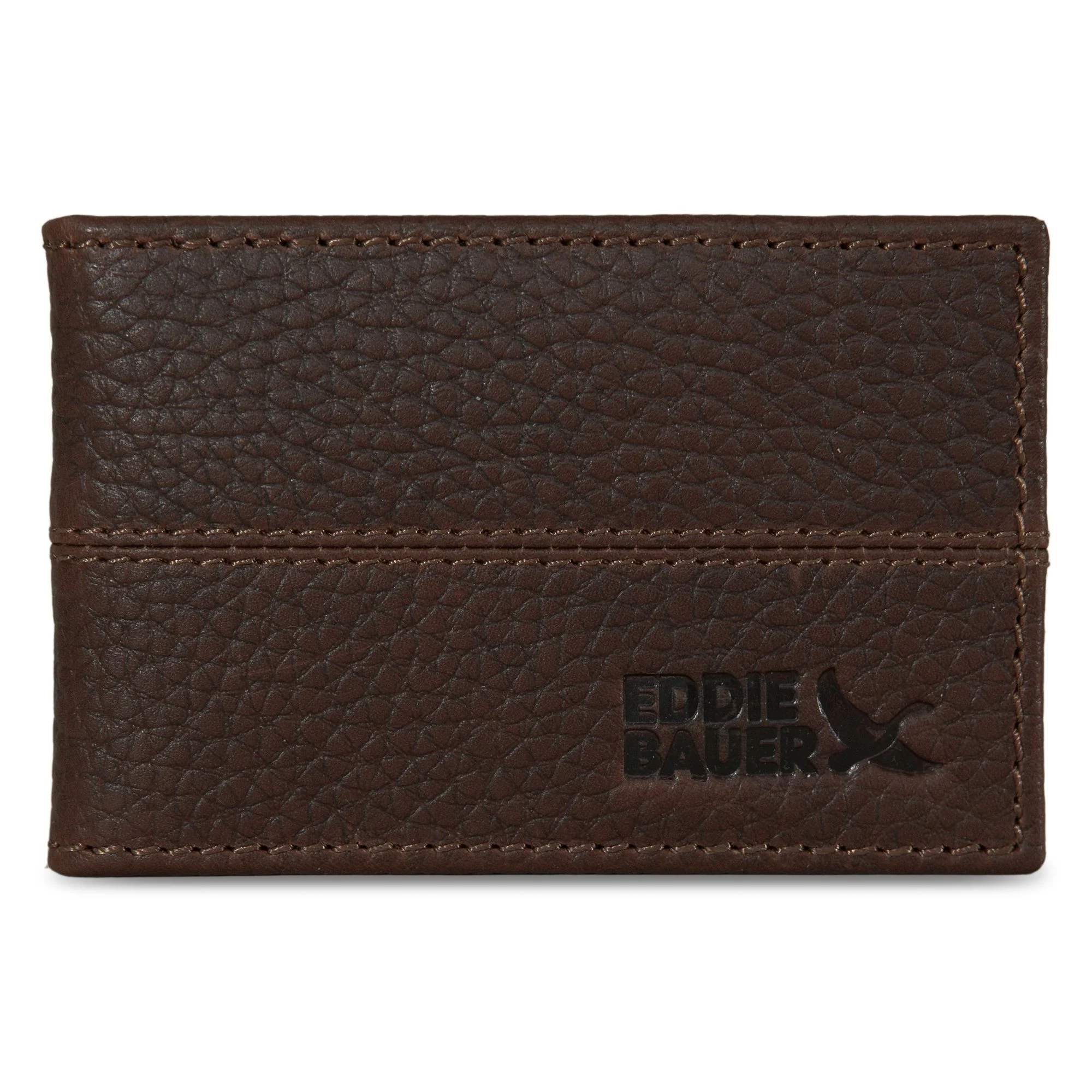 Rugged Leather Money Clip Bifold Wallet - Image 2