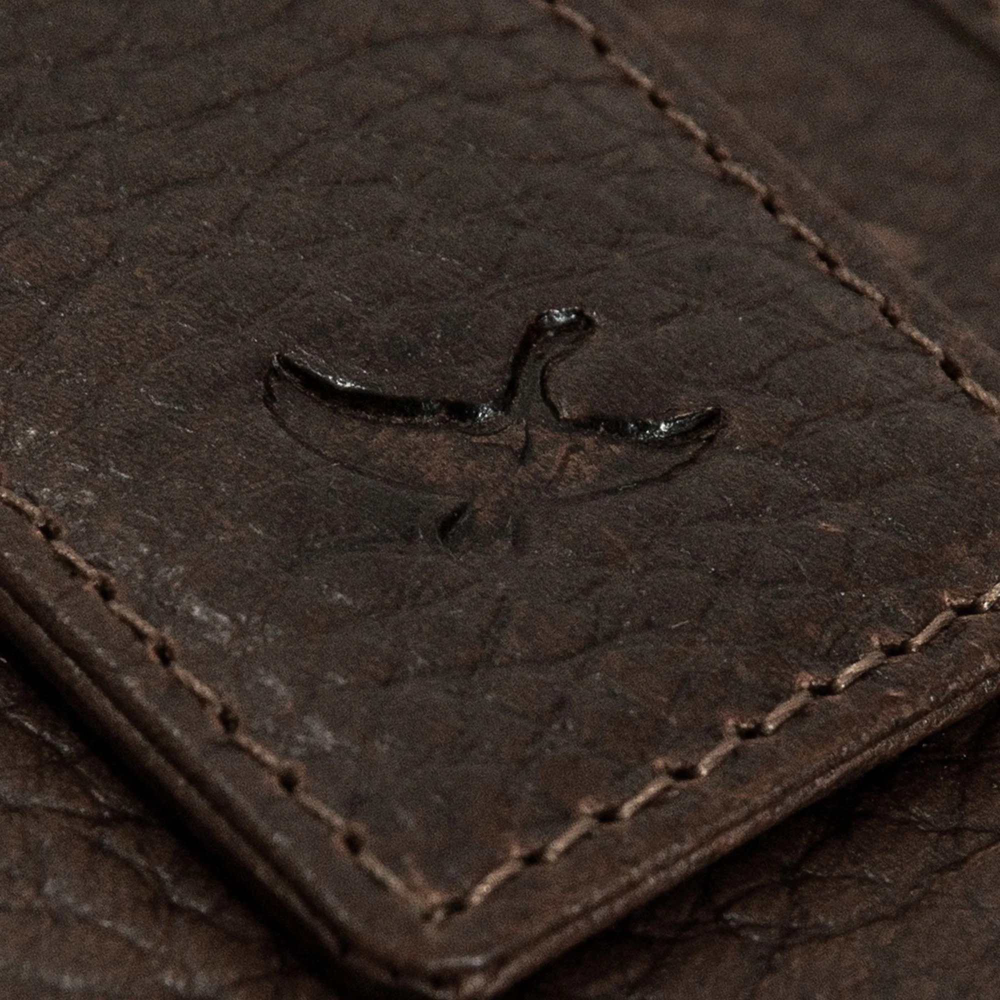 Rugged Leather Money Clip Bifold Wallet - Image 20