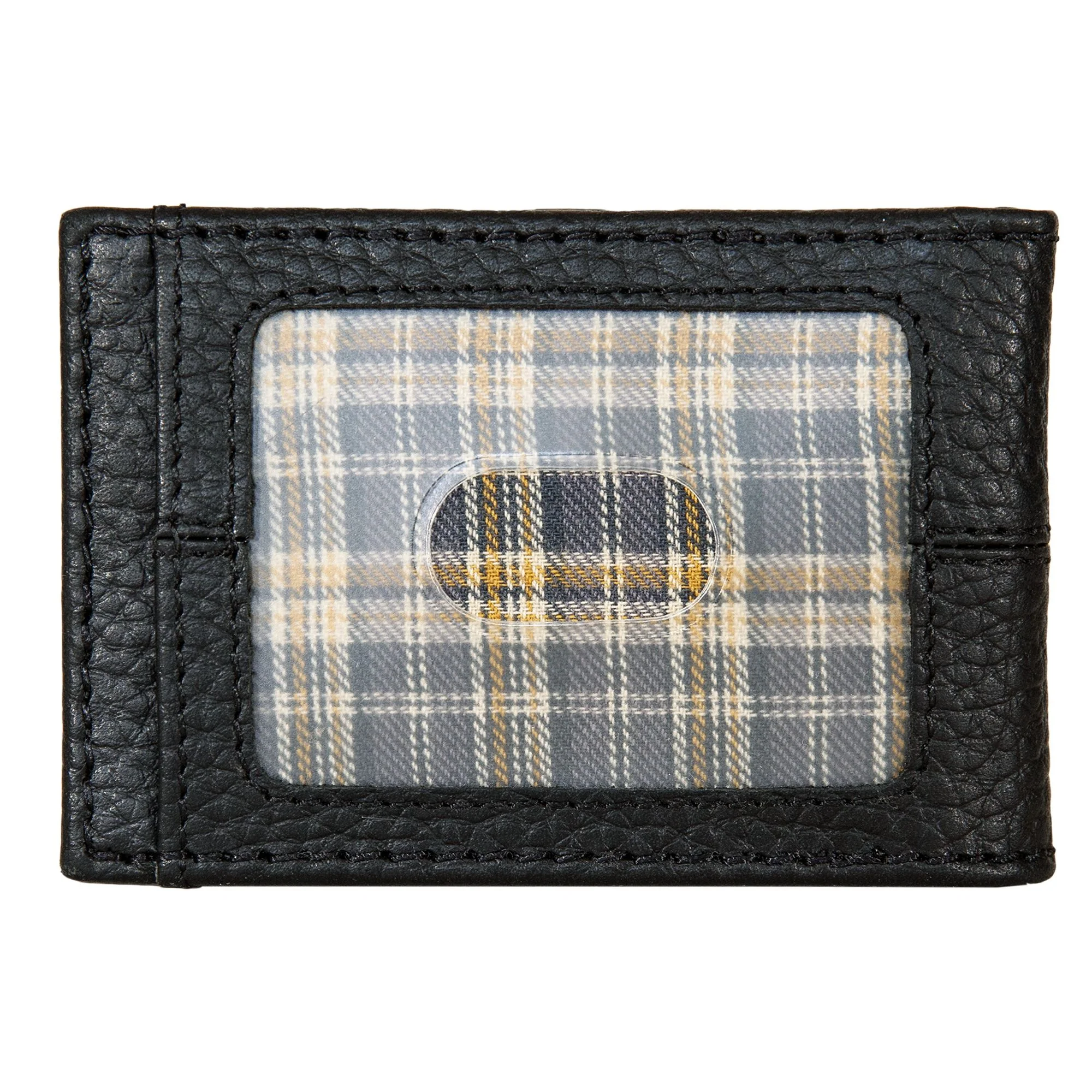 Rugged Leather Money Clip Bifold Wallet - Image 4