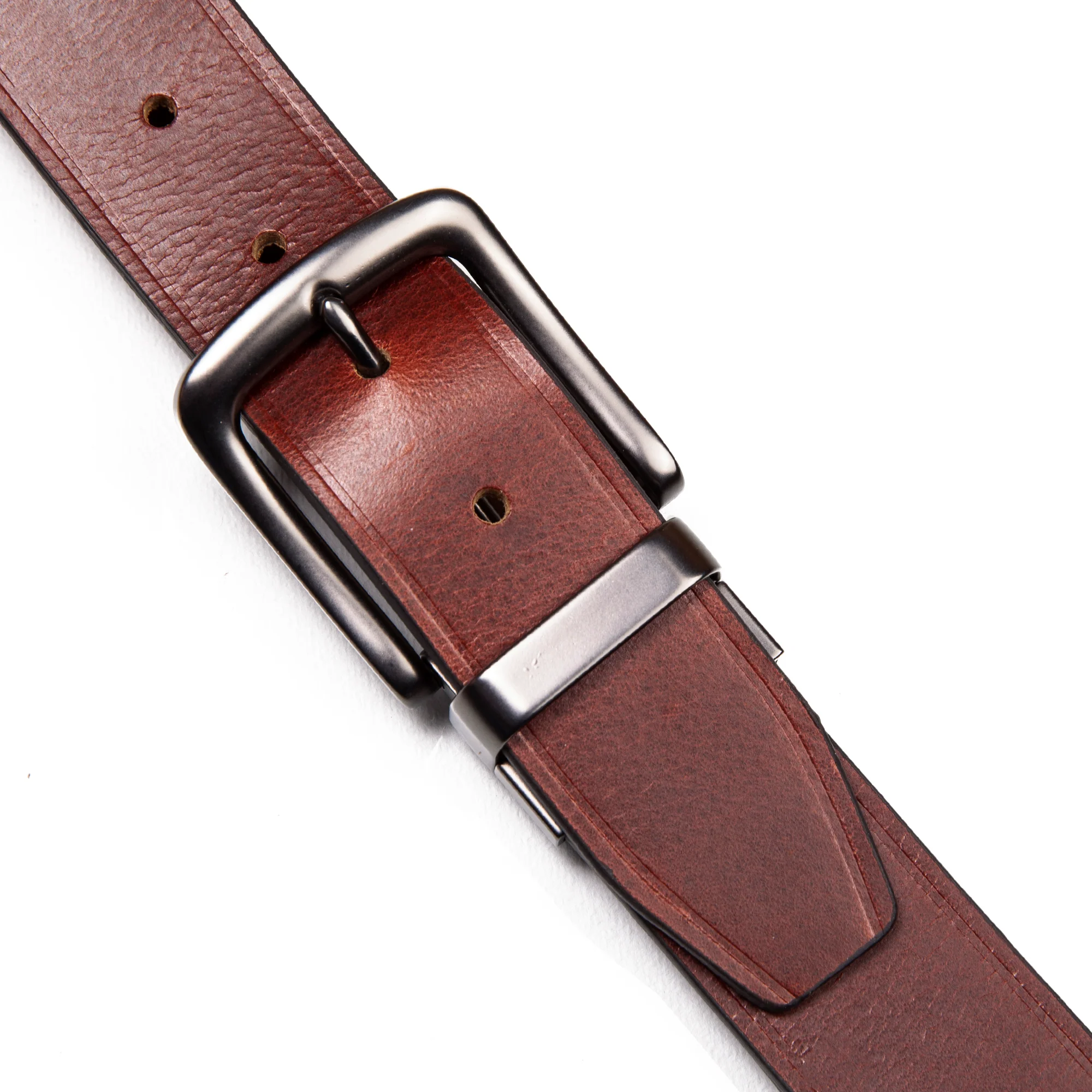 Smooth Leather Reversible Belt - Image 4