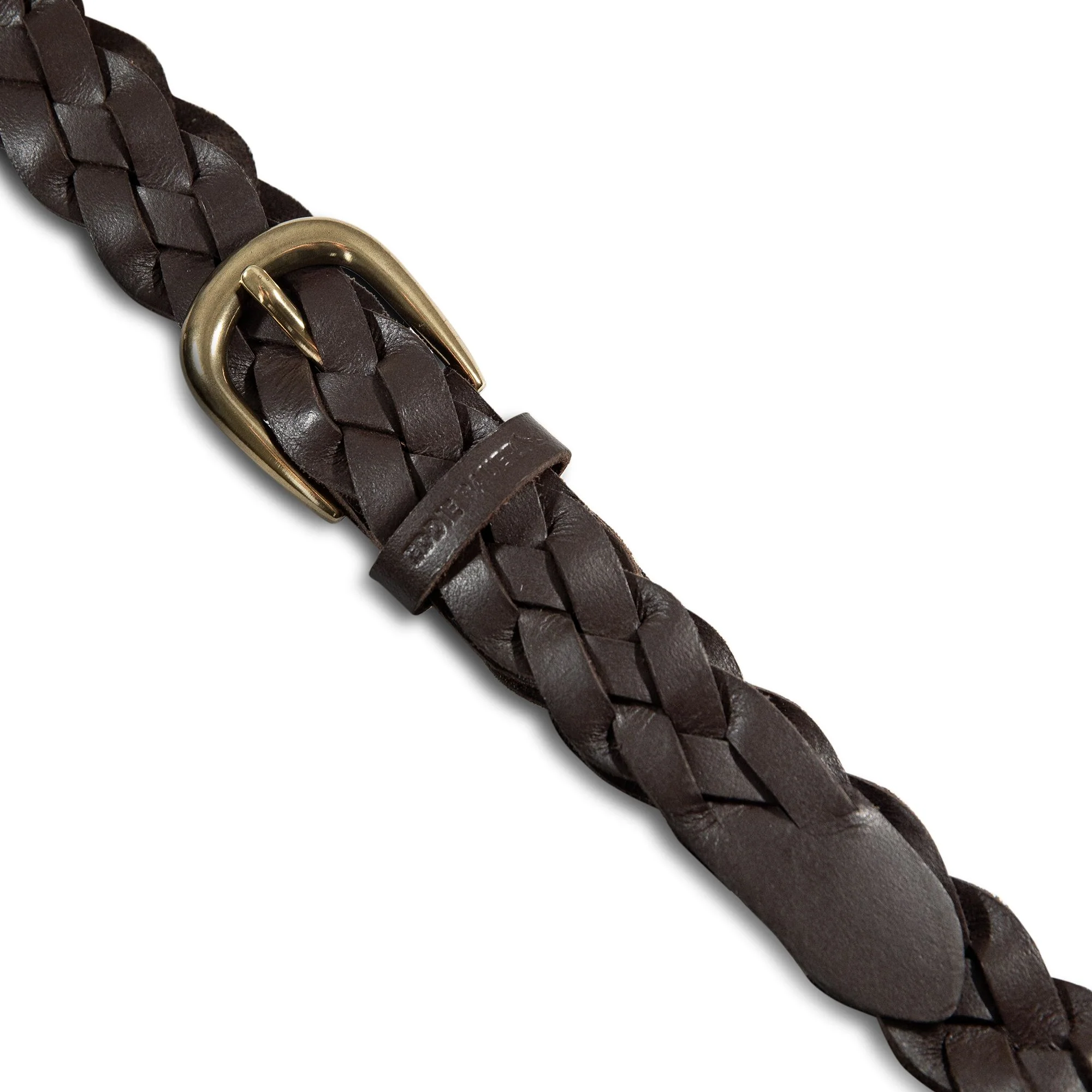 Thin Braided Leather Belt - Image 5