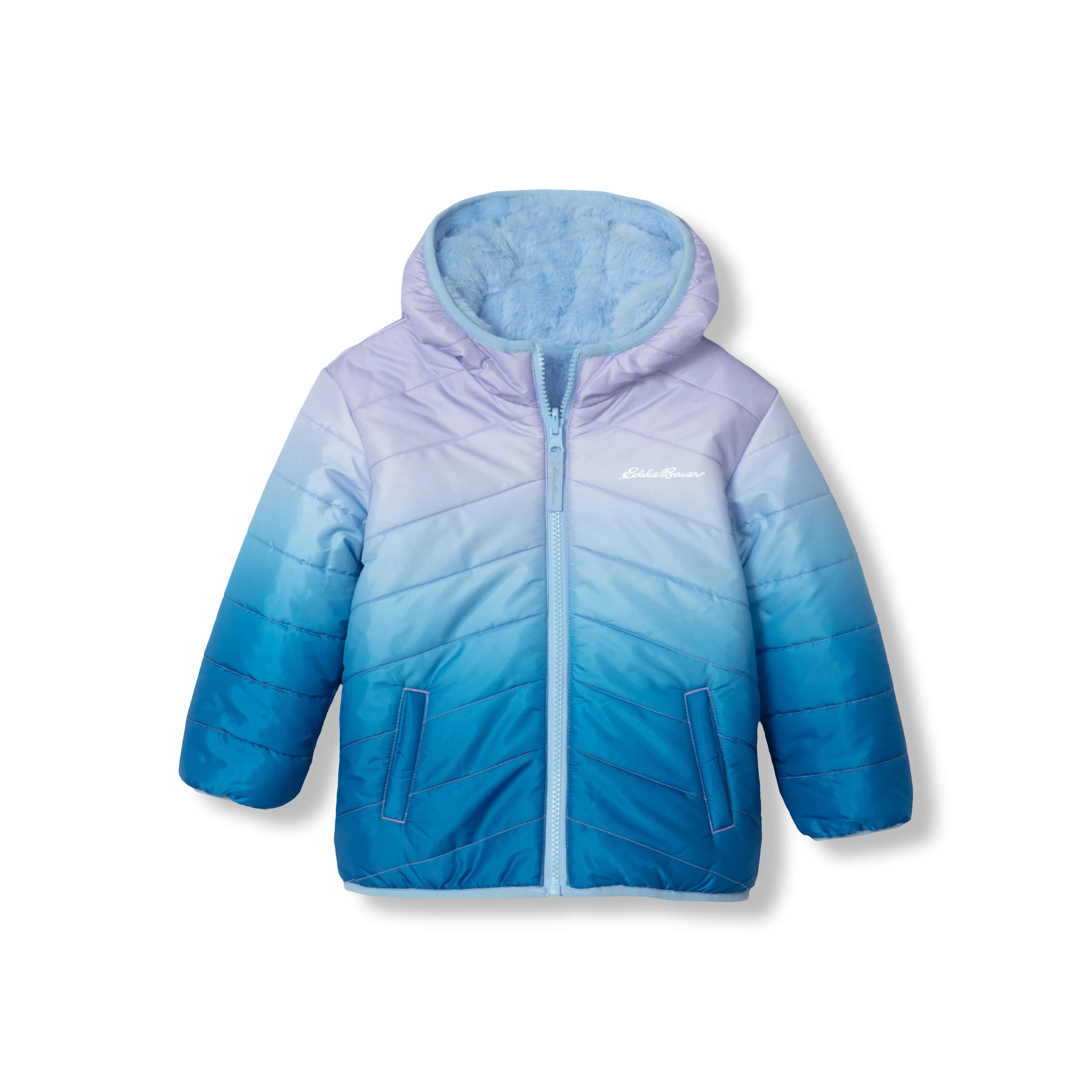 Toddler Girls Deer Harbor Reversible Hooded Jacket - Image 6