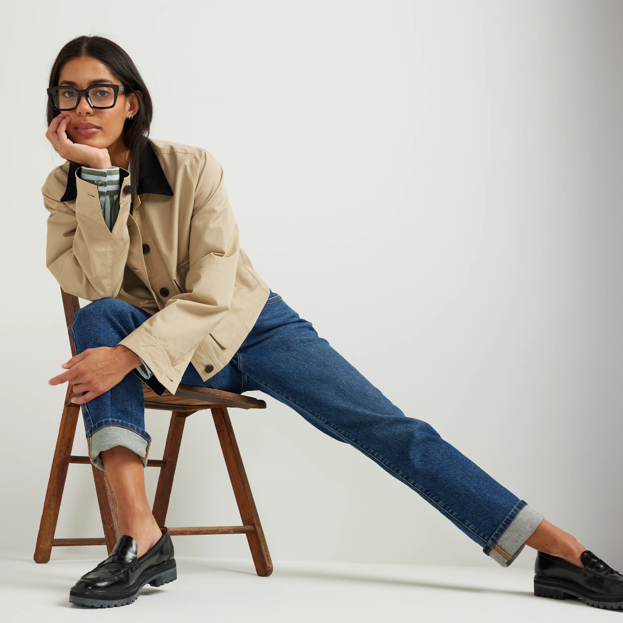 Women's Lark Cropped Barn Jacket - Image 4