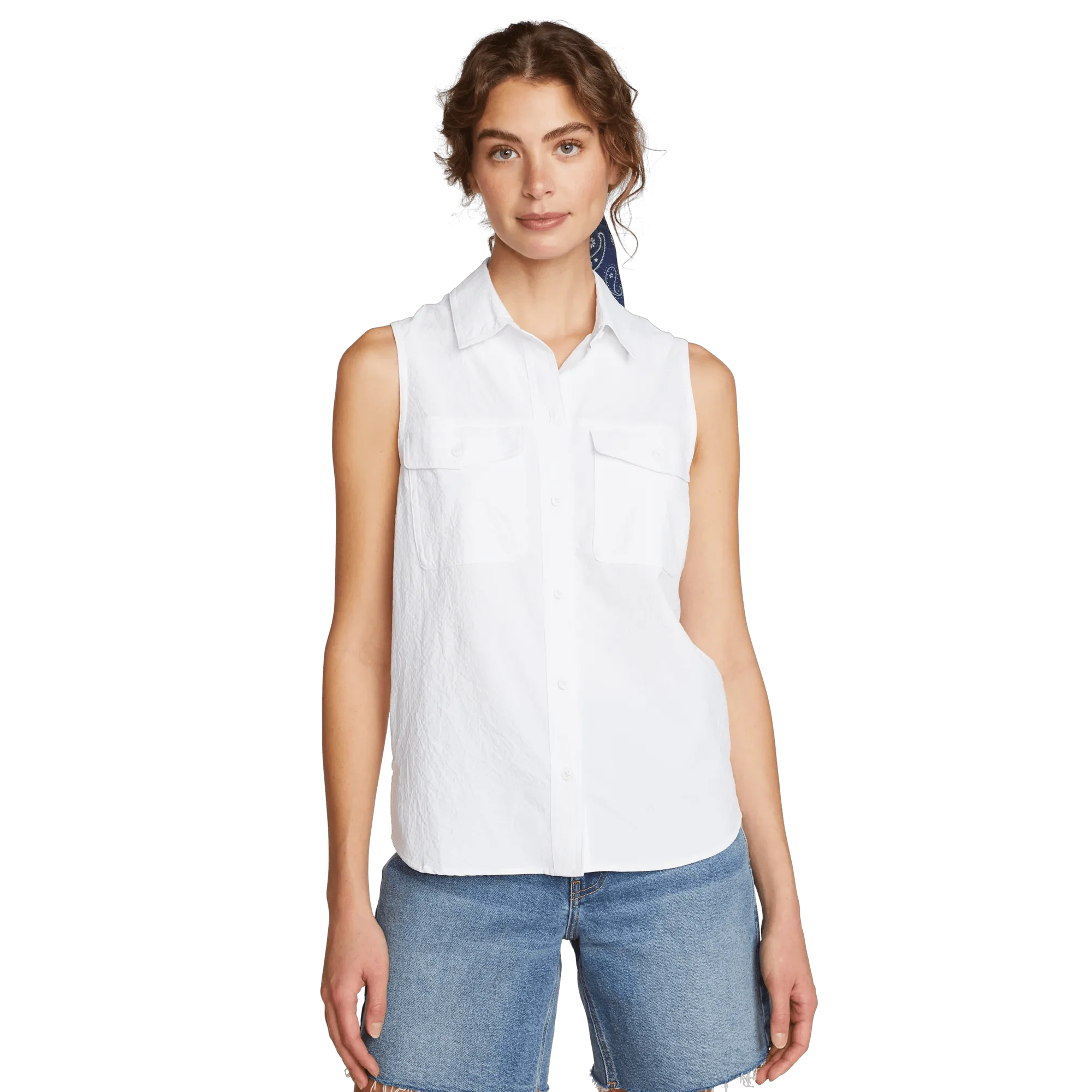 Women's Mountain 3.0 Sleeveless Shirt - Solid - Image 5