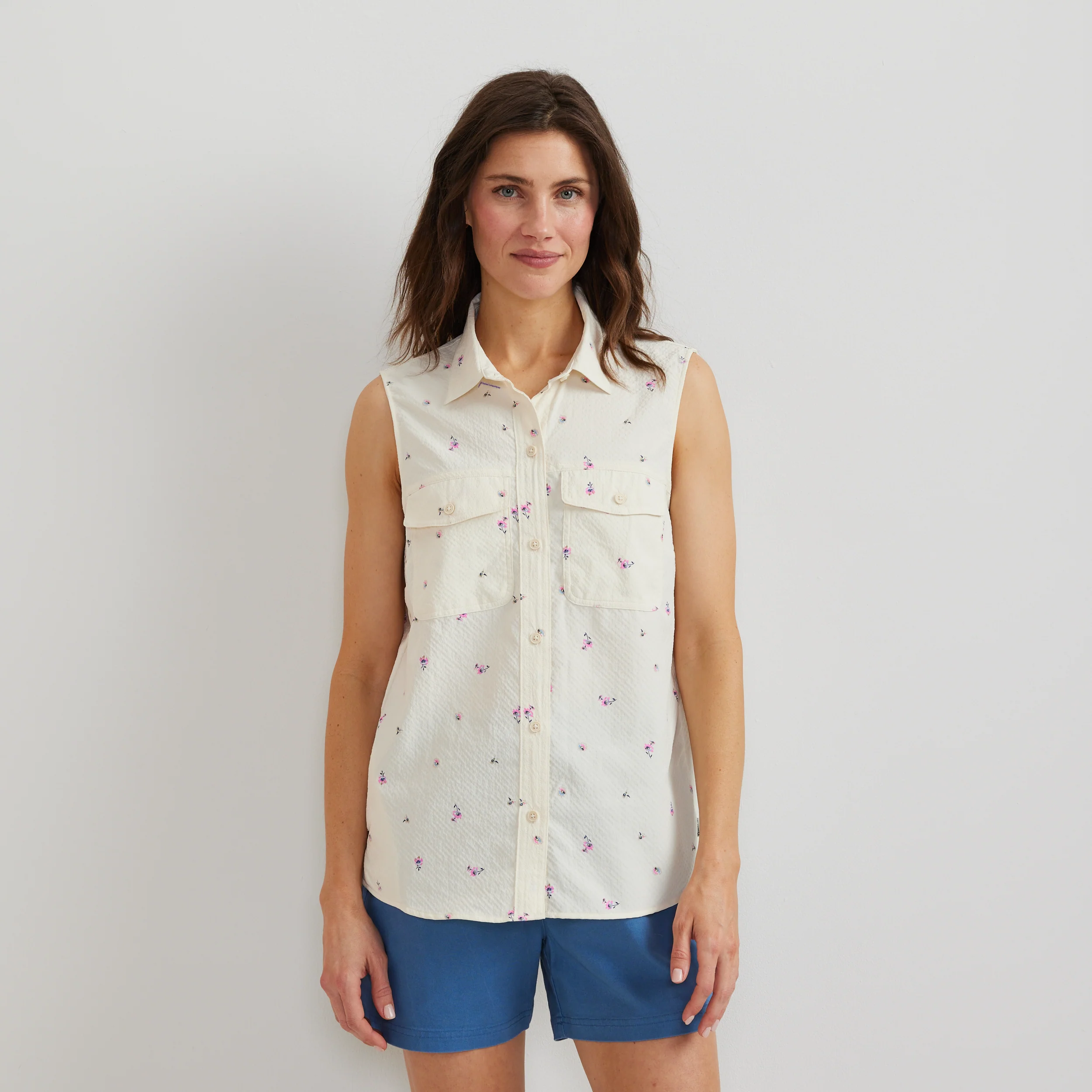 Women's Mountain 3.0 Sleeveless Shirt - Print - Image 5