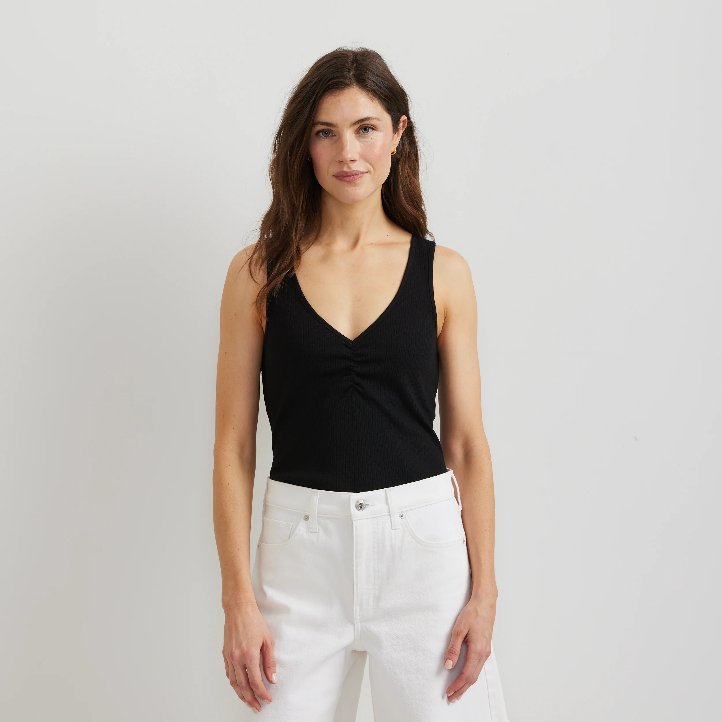 Women's Pointelle Dobby Tank - Image 3