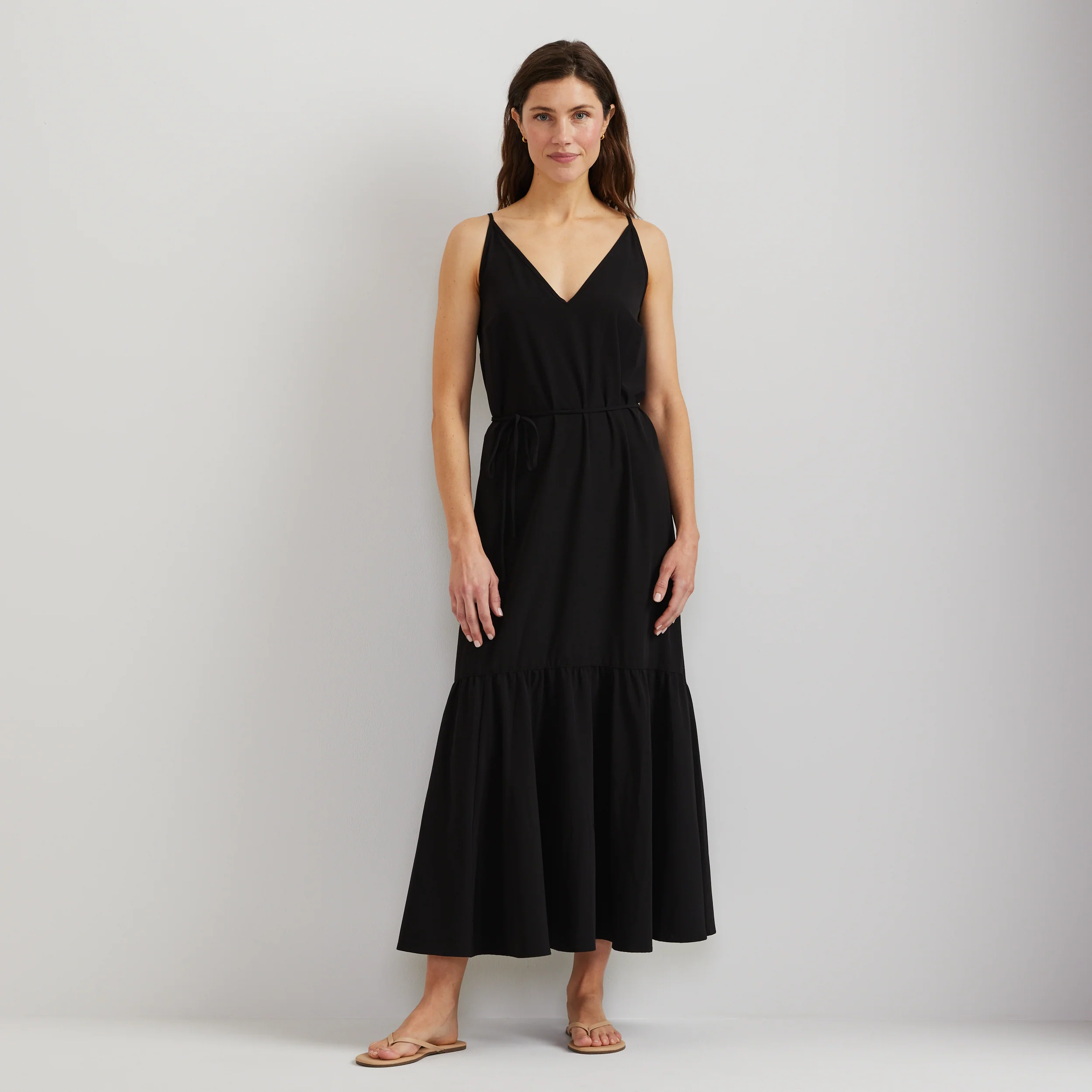 Women's Rio Textured Tiered Midi Dress - Image 3