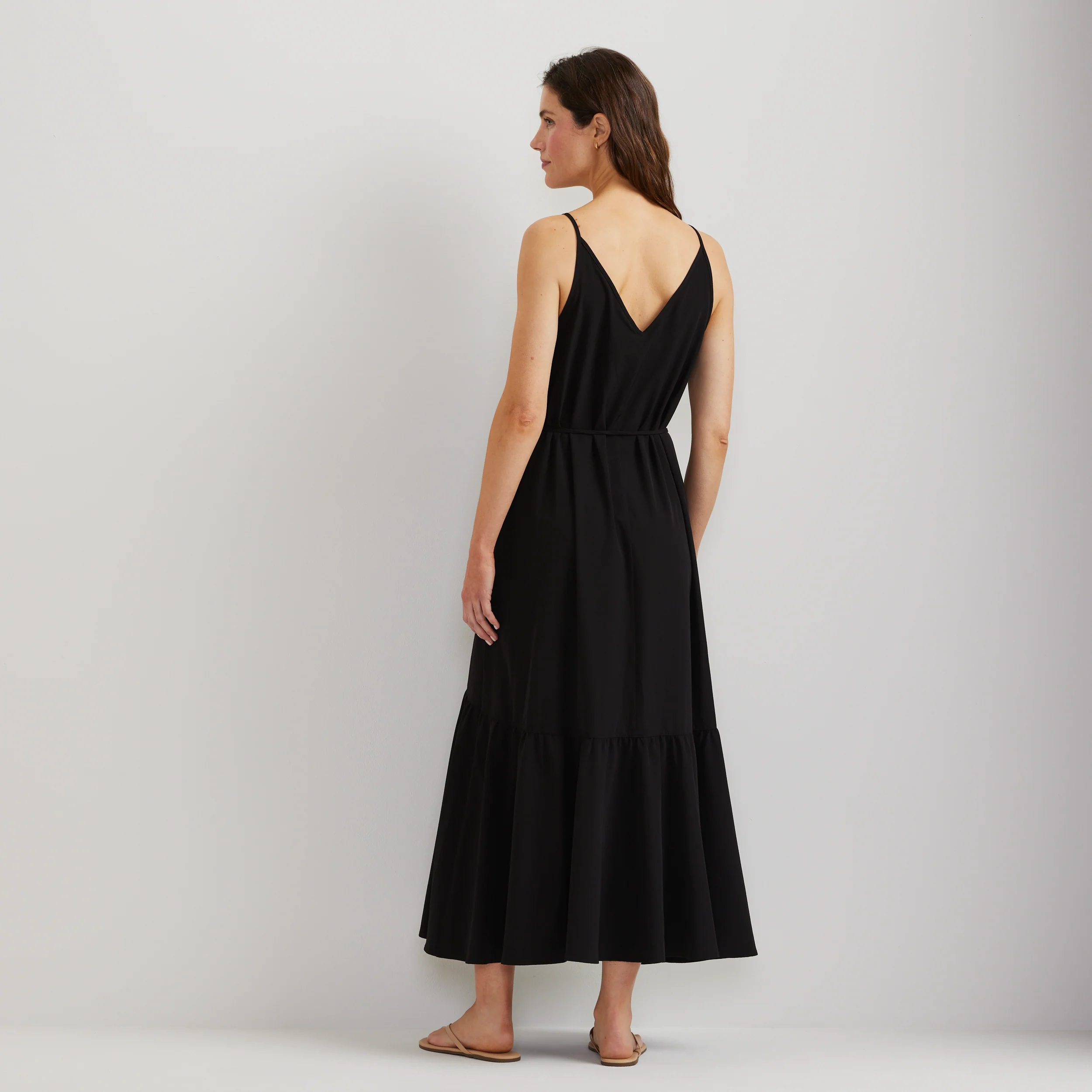 Women's Rio Textured Tiered Midi Dress - Image 4