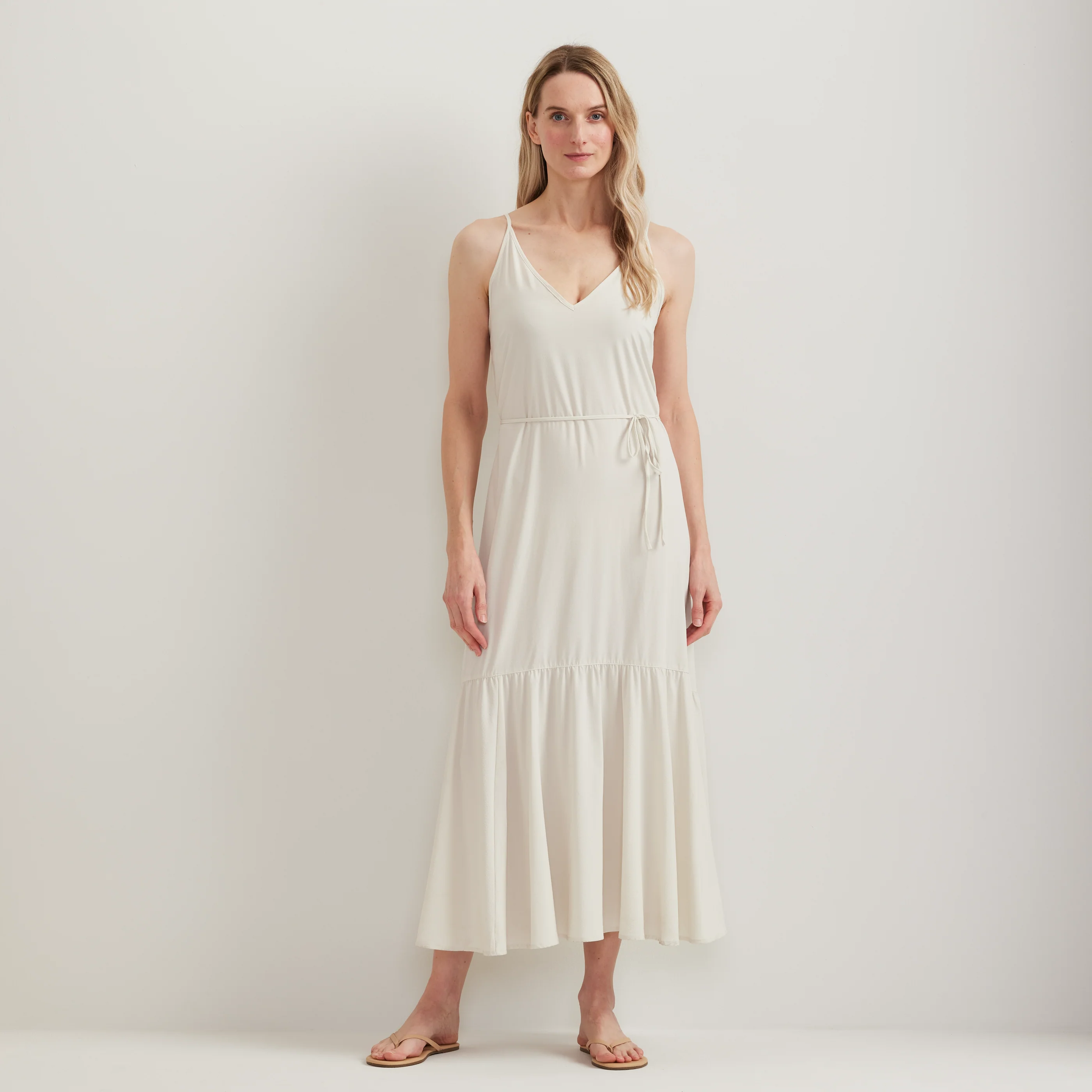 Women's Rio Textured Tiered Midi Dress - Image 5