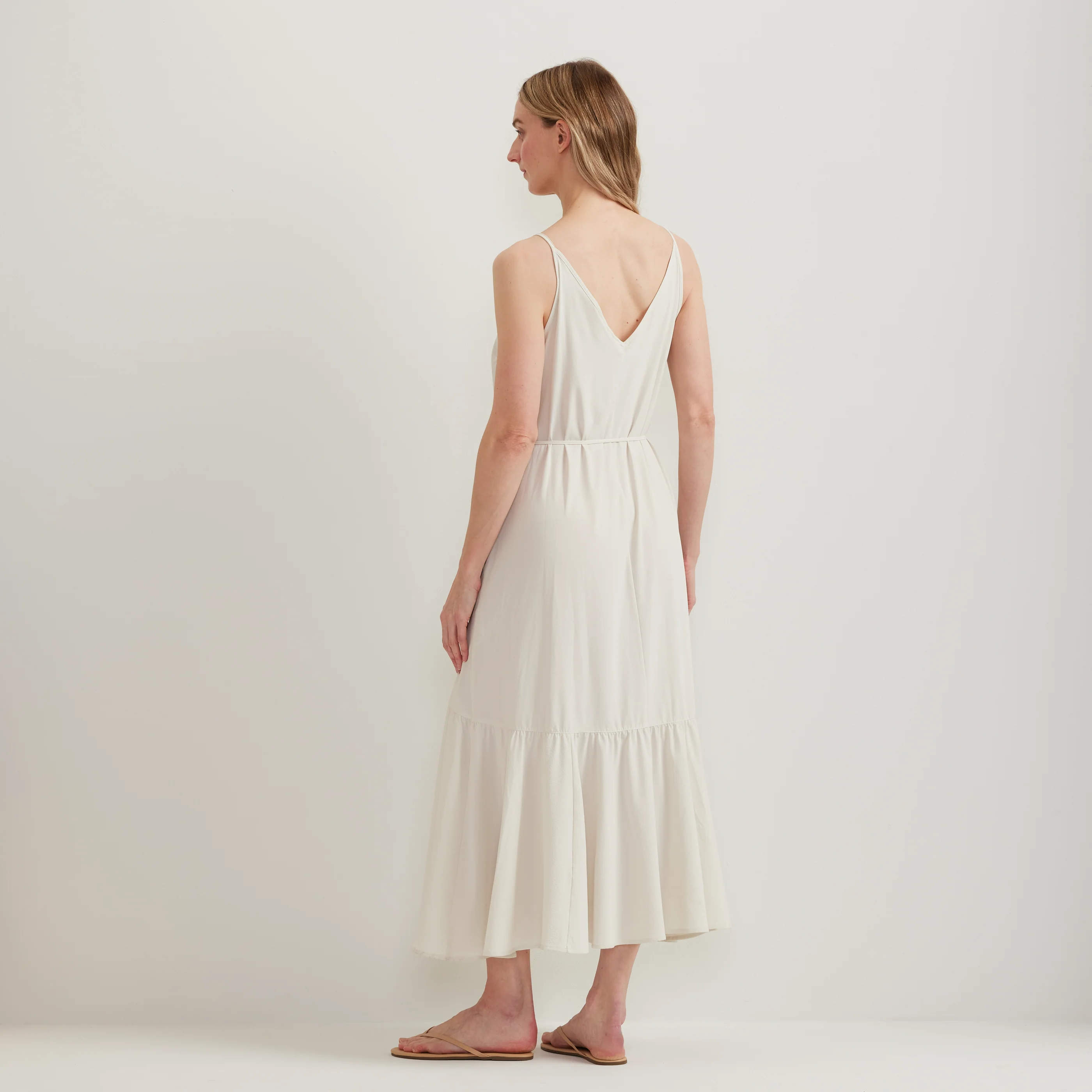 Women's Rio Textured Tiered Midi Dress - Image 6