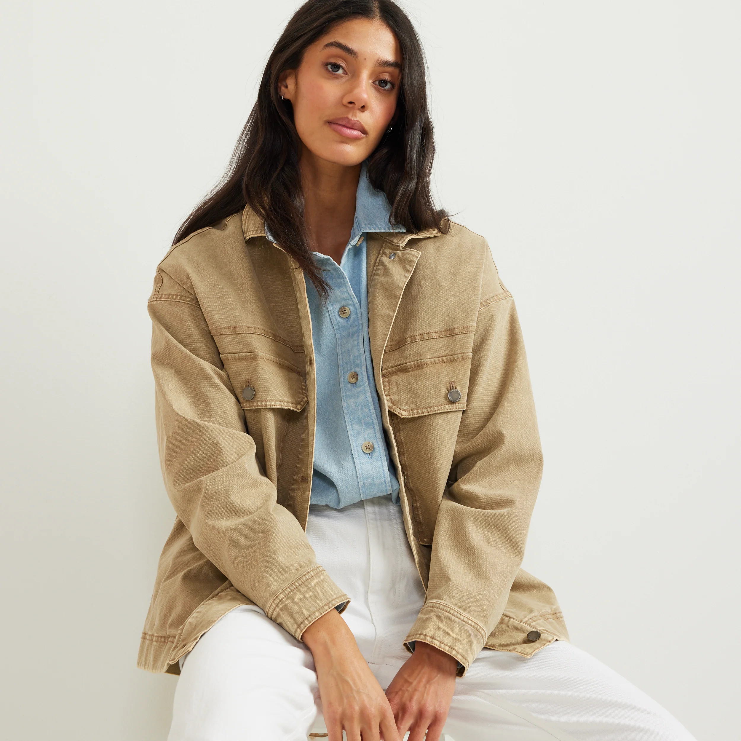 Women's Seabrook Vintage Washed Jacket - Image 3