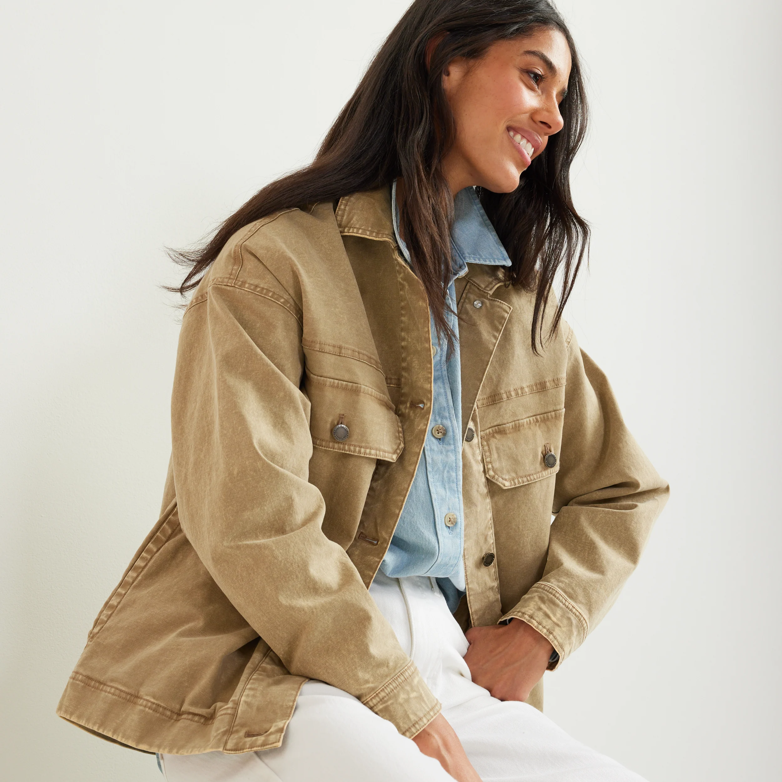 Women's Seabrook Vintage Washed Jacket - Image 4