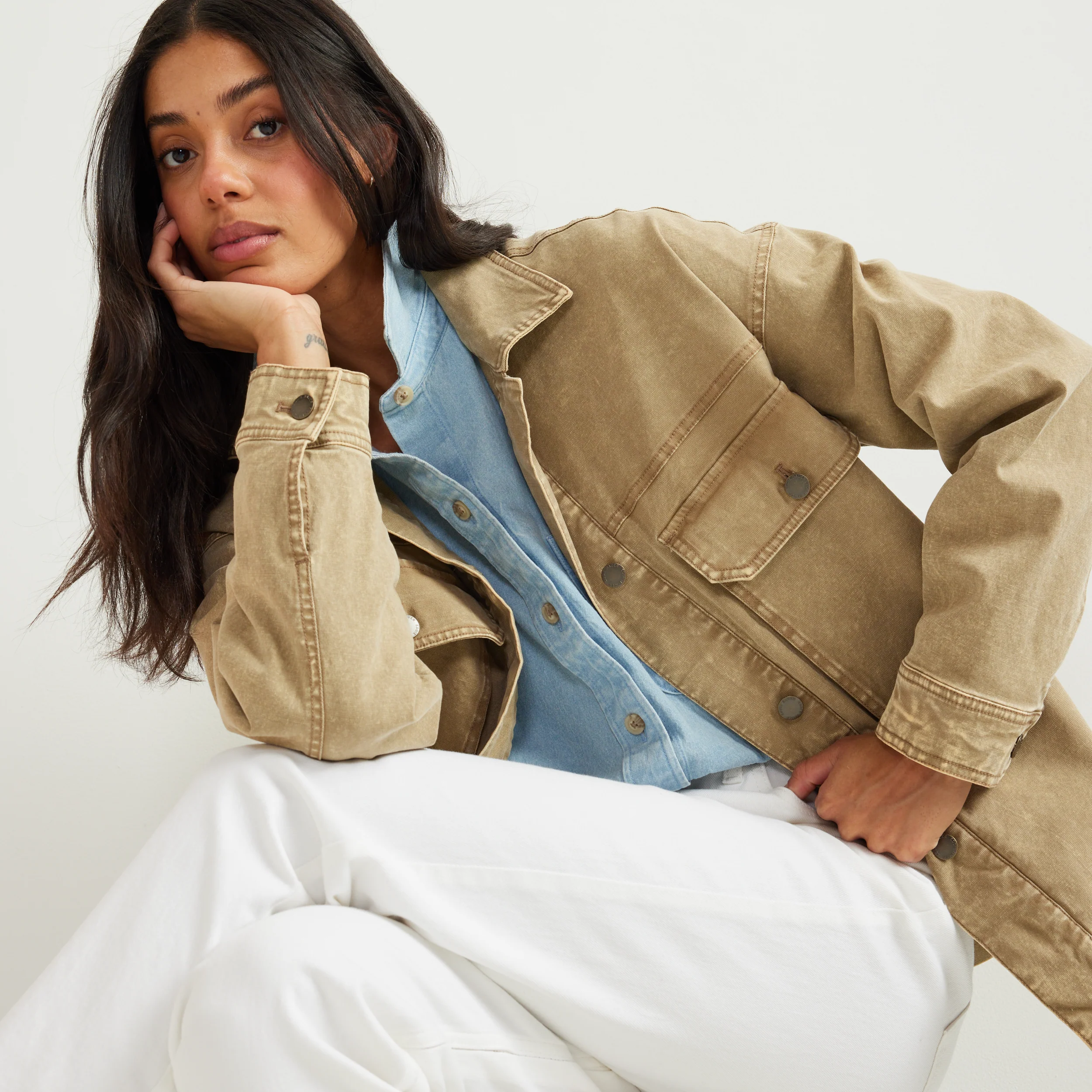 Women's Seabrook Vintage Washed Jacket - Image 5