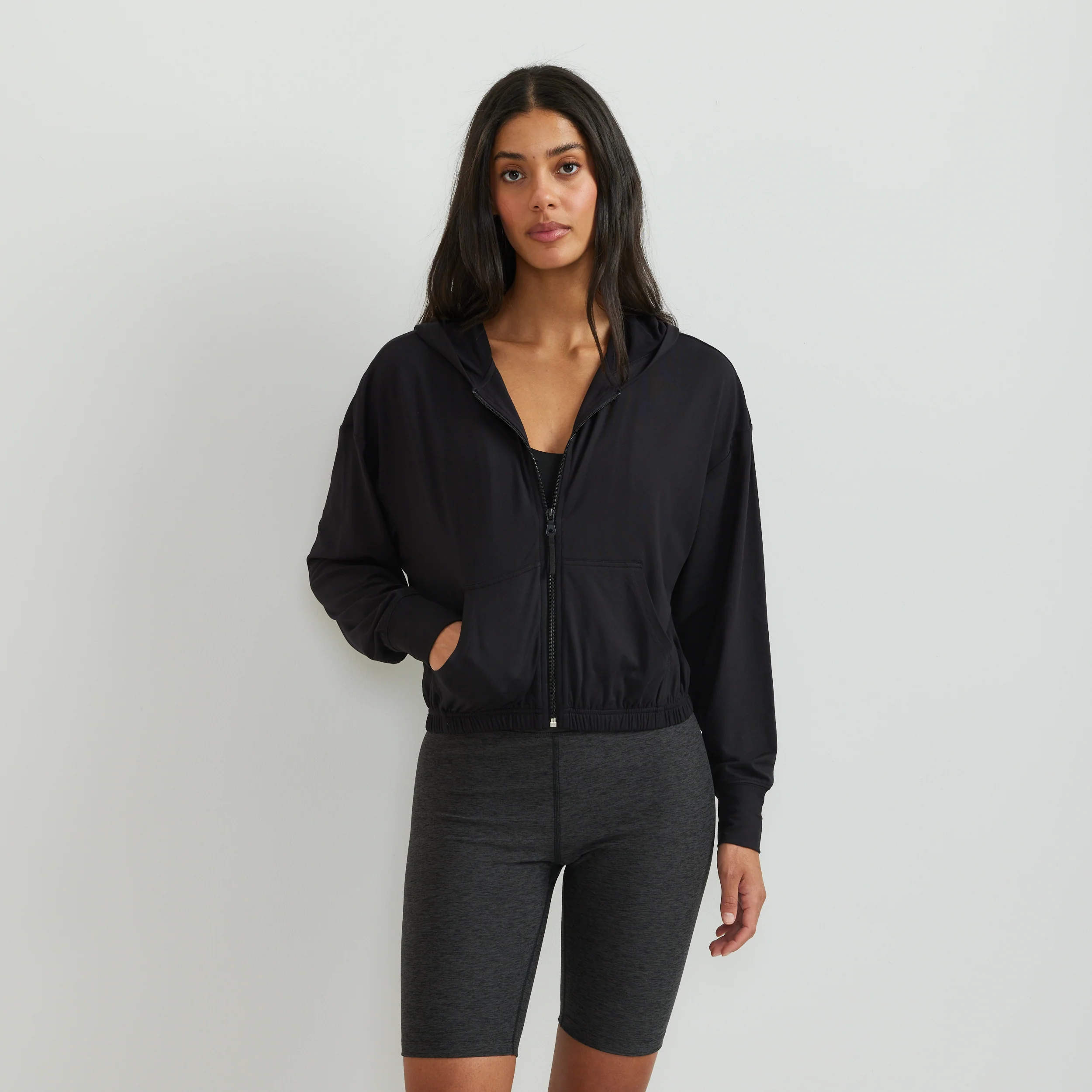 Women's Sightseer Cropped Full-Zip Hoodie - Image 3