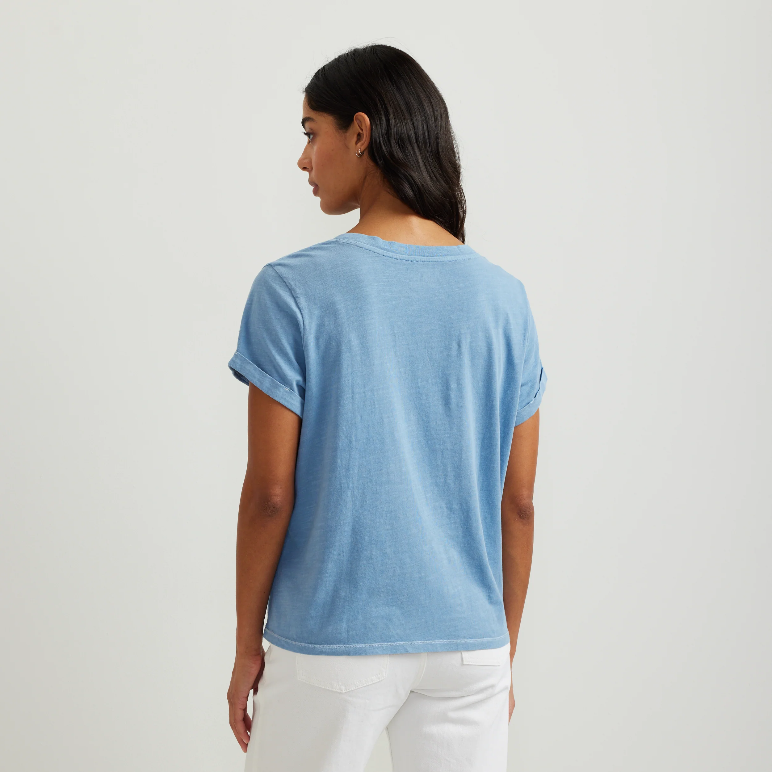 Women's Sunwashed V-Neck T-Shirt - Image 14