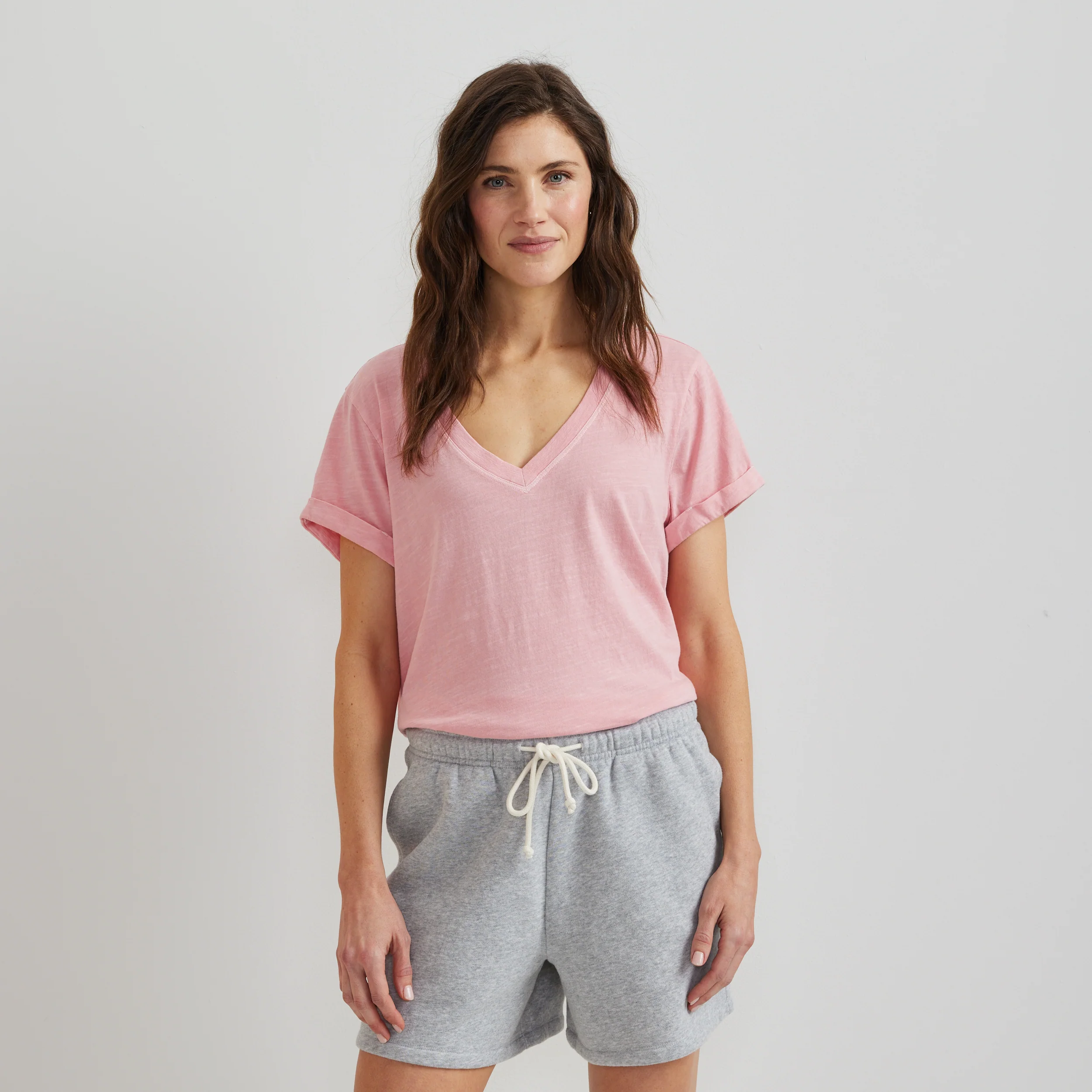 Women's Sunwashed V-Neck T-Shirt - Image 15