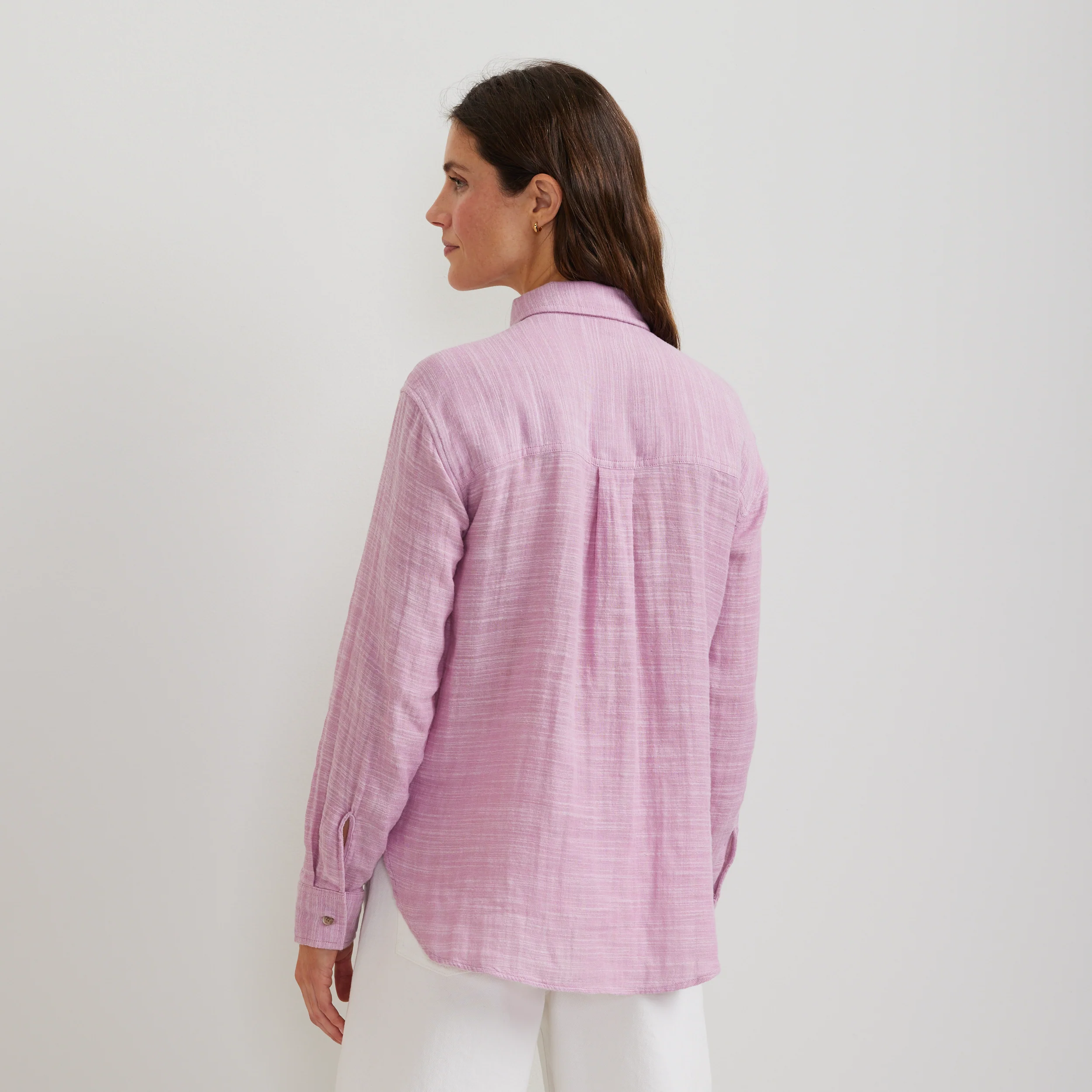 Women's Cotton Slub Long-Sleeve Shirt - Image 6
